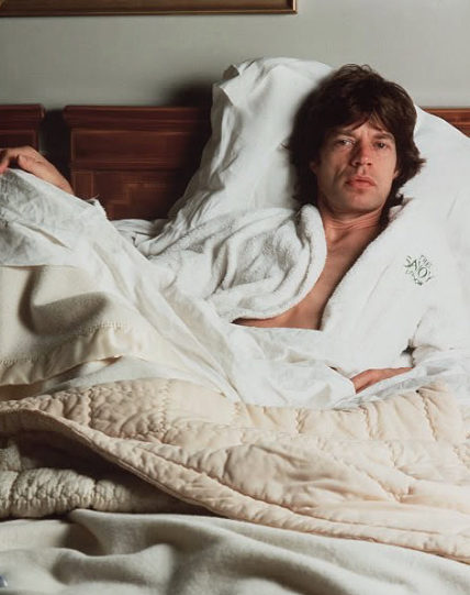 Mick Jagger 攝於 Savoy 酒店