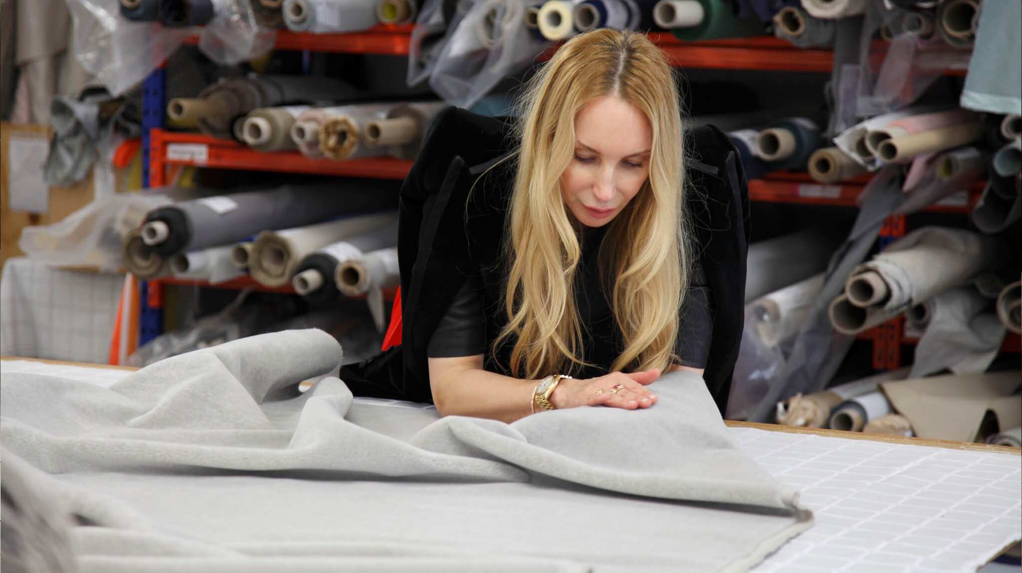 Nicole Fuller at Savoir Bedworks in London.