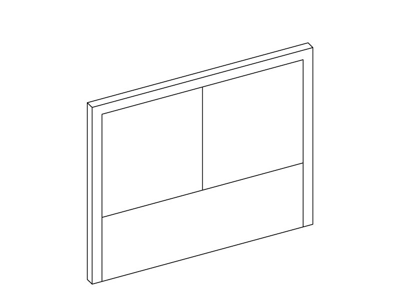 Outline of the Max headboard